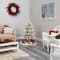 4ft. Pre-Lit Flocked Livingston Fir Pinecones Artificial Christmas Tree with Clear Warm LED Lights